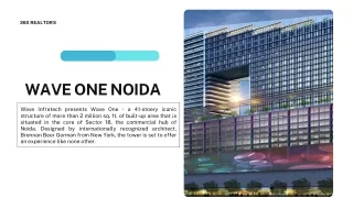 Wave One in Sector 18 Noida - Price, Floor Plan