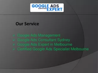 Google Ads Management services