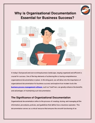 Why is Organisational Documentation Essential for Business Success