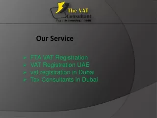 Tax Consultants in Dubai