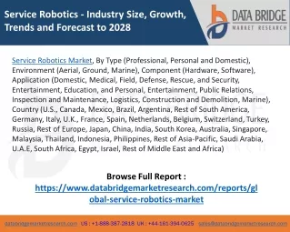SErvice Robotics Market