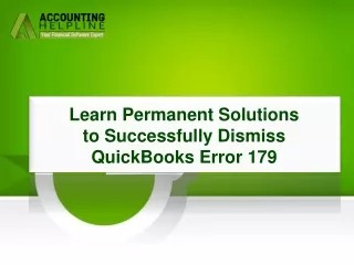 Easy Path to Address QuickBooks Error 179