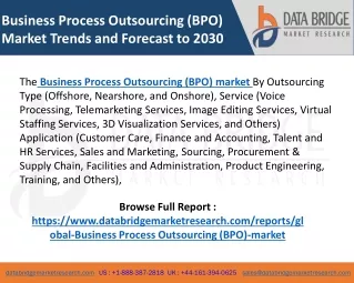 Business Process Outsourcing (BPO) Market