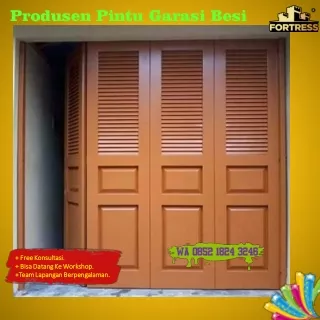 TERBAIK..!! Wa 0852 1824 3246 Harga Pintu Garasi Lipat Besi Fortress Untuk Tempat Tinggal Di Pangkalpinang