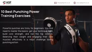 10 Best Punching Power Training Exercises