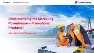 Understanding the Marketing Powerhouse – Promotional Products!