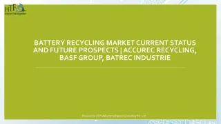 Battery Recycling Market