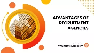 Advantages of Recruitment Agencies