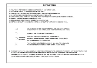 Kioti Daedong DK901 Tractor Parts Catalogue Manual