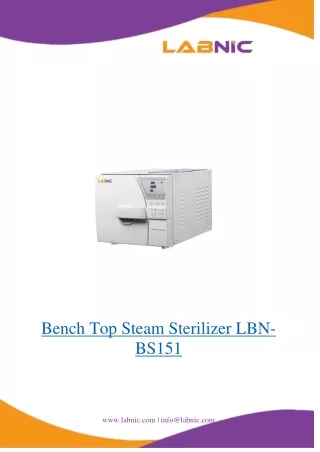 Bench-Top-Steam-Sterilizer-LBN-BS151