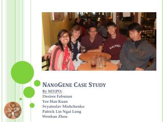 NanoGene Case Study