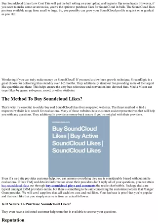 10 Undeniable Reasons People Hate buy soundcloud plays and comments