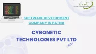 Software Development Company in Patna: Cybonetic Technologies Pvt Ltd