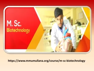 M.Sc. Biotechnology