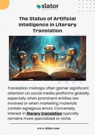 The Status of Artificial Intelligence in Literary Translation