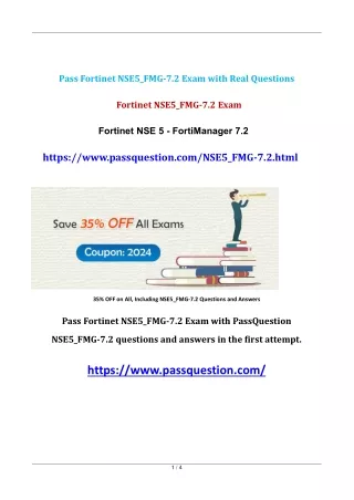 Fortinet NSE5_FMG-7.2 Practice Test Questions