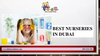 BEST NURSERIES IN DUBAI pptx