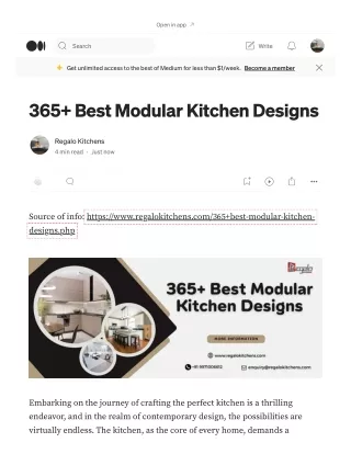 365  Best Modular Kitchen Designs