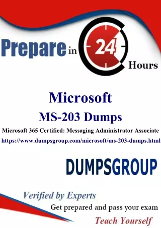 Looking for MS-203 Study Material? Discover Exclusive 20% Off at DumpsGroup?