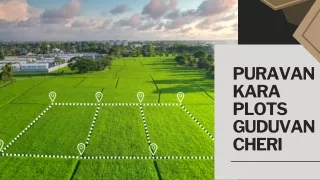 Puravankara Plots Guduvancheri | Plots In Chennai