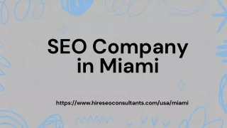SEO Company Miami