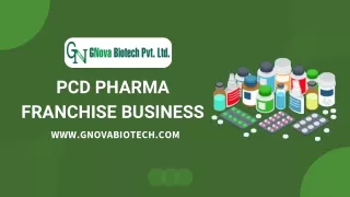 PCD Pharma Franchise Business in India