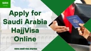 Apply for Saudi Arabia HajjVisa Online