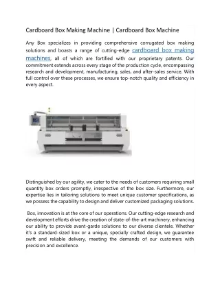 Cardboard Box Making Machine | Cardboard Box Machine PDF file order1 (1)