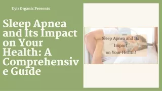 Sleep Apnea and Its Impact on Your Health A Comprehensive Guide