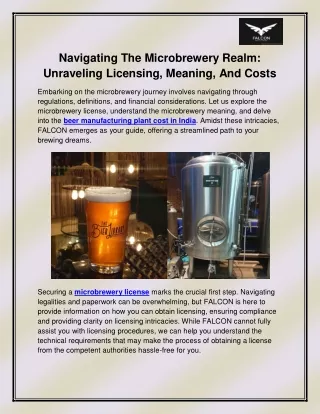 Microbrewery license