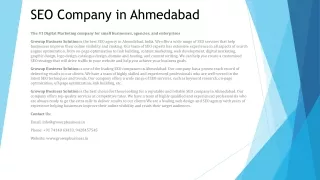 SEO Company in Ahmedabad, SEO Agency in Ahmedabad