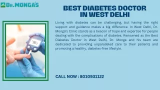 Best Diabetes Doctor in West Delhi | 8010931122