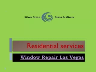 Window Repair Las Vegas