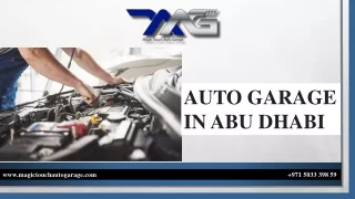 AUTO GARAGE IN  ABU DHABI