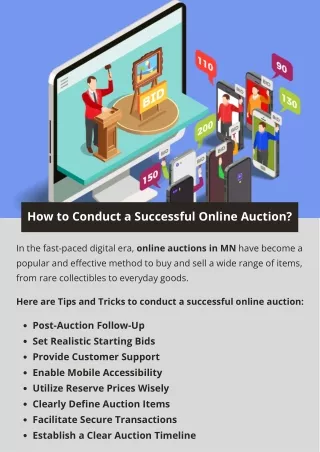 How to Conduct a Successful Online Auction?