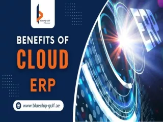 Benefits of Cloud ERP