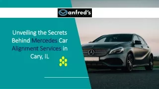 Unveiling the Secrets Behind Mercedes Car Alignment Services in Cary, IL