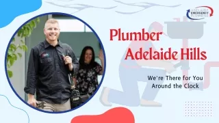 Plumber Adelaide Hills
