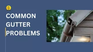 COMMON GUTTER PROBLEMS