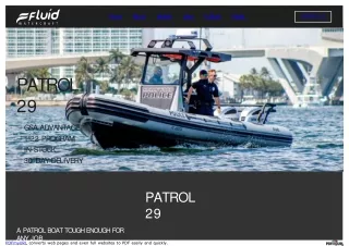 Quality Patrol Boats Manufacturer for Marine Rescues