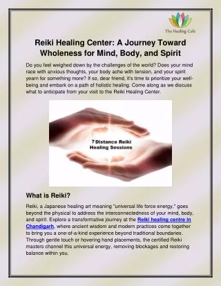 Reiki healing centre in Chandigarh