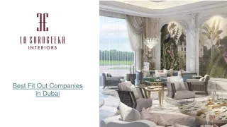 Best Fit Out Companies in Dubai