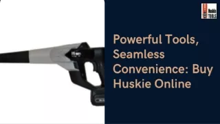 Get Huskie Blower & Die Adapters