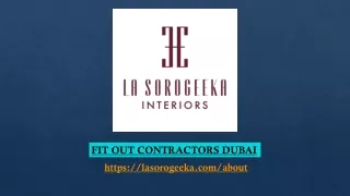 Fit Out Contractors Dubai