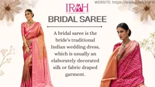 Buy Designer Bridal Saree Online