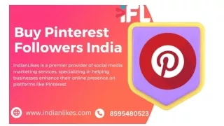 Buy Pinterest Followers India - IndianLikes