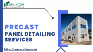 Explore Precast Panel Detailing Services