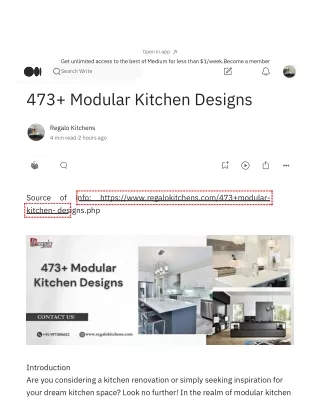 473  Modular Kitchen Designs