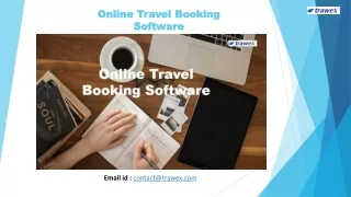 Online Travel Booking Software