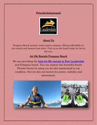 Jet Ski Rentals Fort Lauderdale